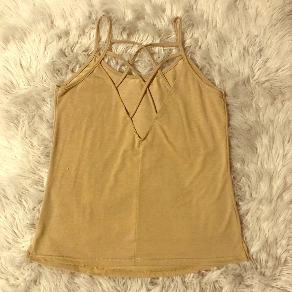 Tank with Cross Body Back